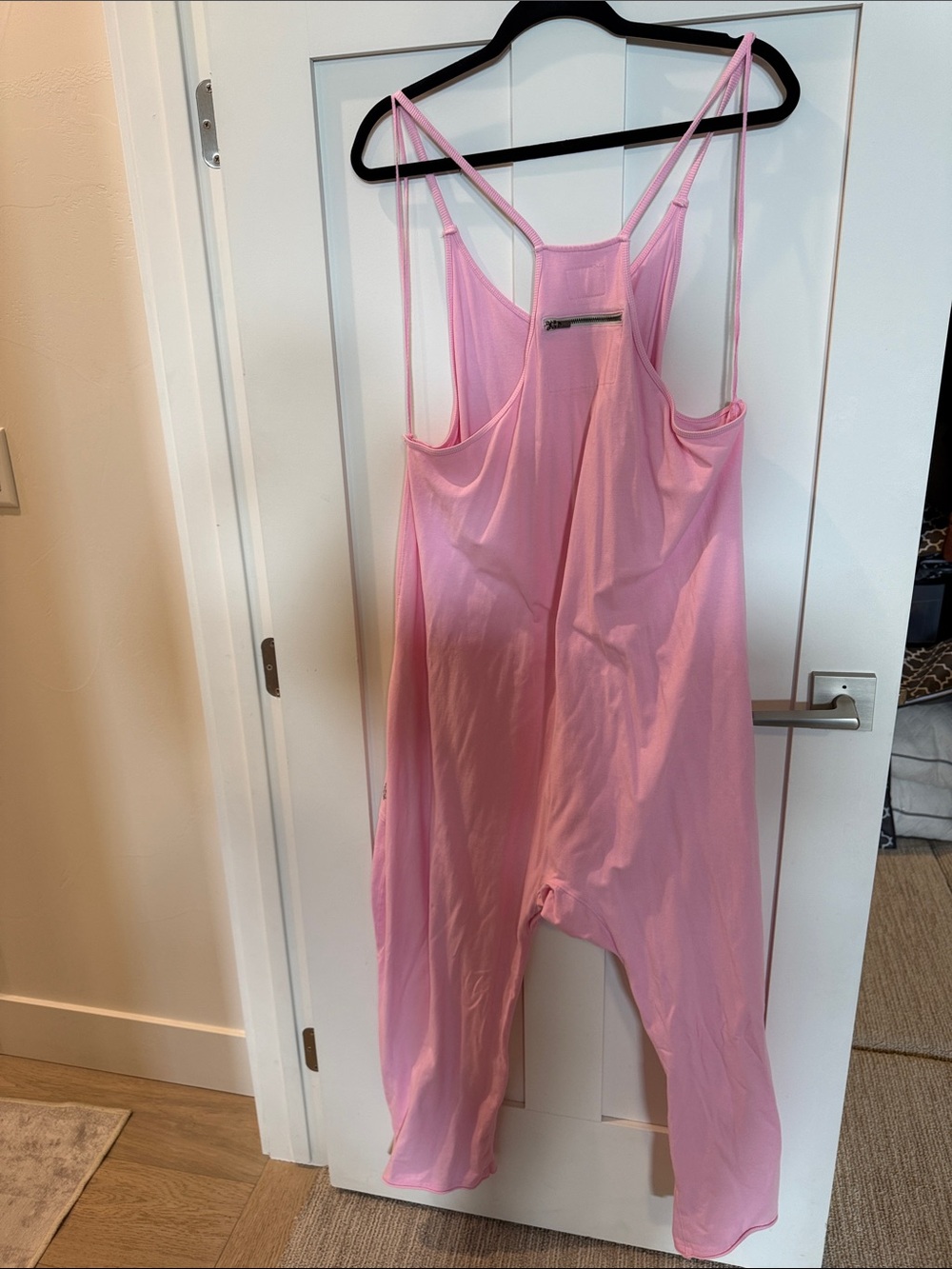 FP Movement by Free People Light Pink Relaxed Jumpsuit with Pockets - Picture 3 of 3